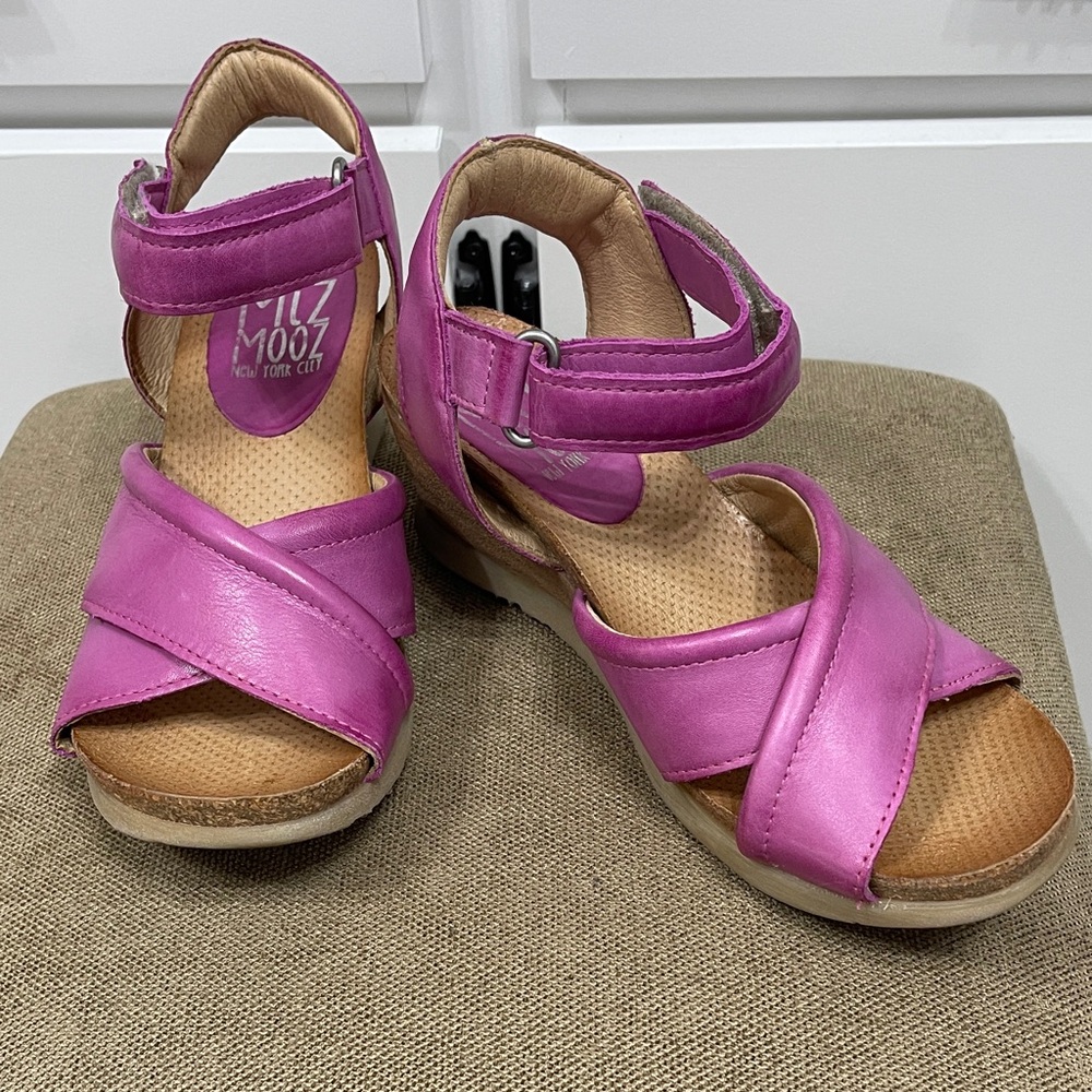 Miz Mooz Fuchsia Sandals